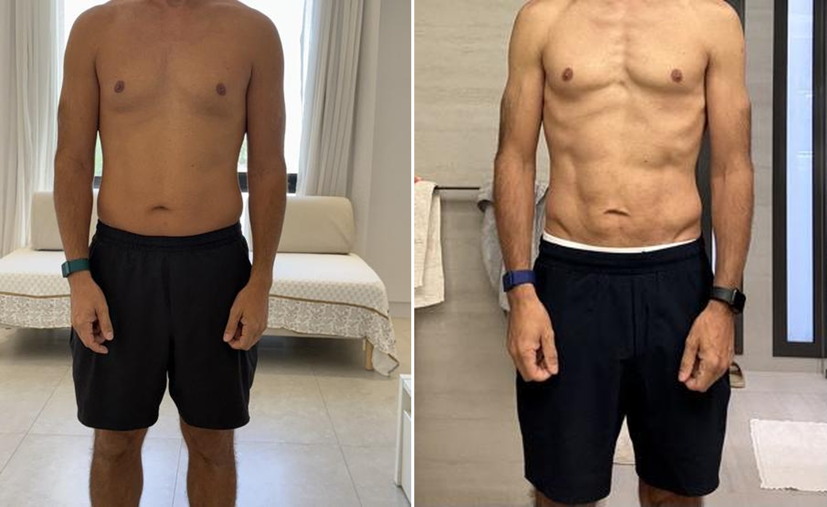 Anonymous client 03 before and after transformation
